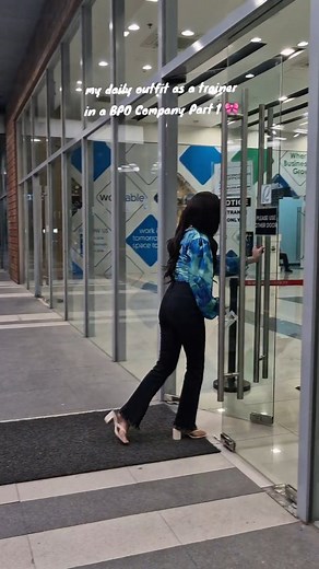 my daily outfit a trainer in a BPO Company Part 1 🎀 #bpo #callcenter #outfitcheck #officeoutfit | Sharmaine Balderama Bareng