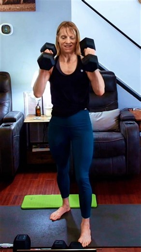 Low Impact HIIT Back and Biceps With Core Exercises