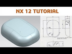 NX 12 Tutorial #40 | 3D Surface Basic Beginners | cadcam tutorial