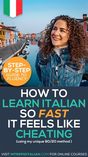 Michele Frolla | Italian Teacher on Instagram: "📘Get my FREE eBook: “How to Learn Italian SO FAST It Feels Like Cheating” 👉Comment “EBOOK” and I’ll DM you the link 🔗📚 😩Feel stuck learning Italian? You’re not the problem — the method is. 🧠Learning Italian doesn’t have to feel like a mental breakdown. What if you could skip 80% of the fluff — and still speak confidently? Stuck memorising grammar rules you never use? Feeling overwhelmed by all the tenses, vocab, and exceptions? 🥴Most courses
