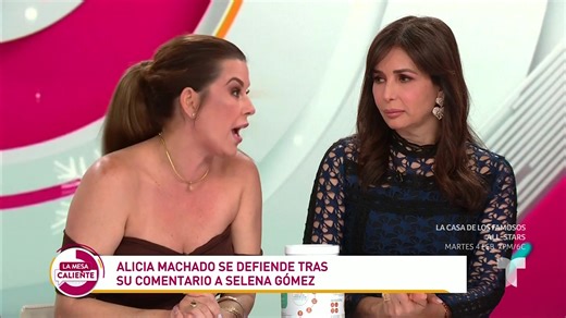 #LaMesaCaliente Alicia Machado revela por qué mando a Selena Gomez al gym | Telemundo