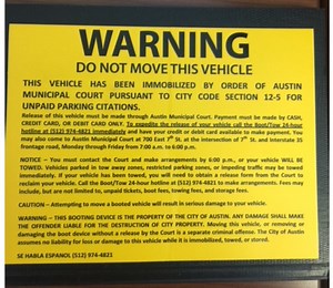 City Officials Warn Of East Austin Car Booting Scam