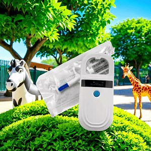 [Hot Item] Pet Microchip Scanner Animal RFID Tag Chip Reader for Dog Pig Ear Reader 134.2kHz