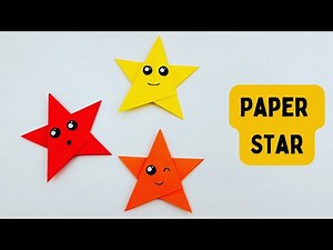 How To Make Easy Paper Christmas Star For Kids / Nursery Craft Ideas / Paper Craft Easy/ KIDS crafts