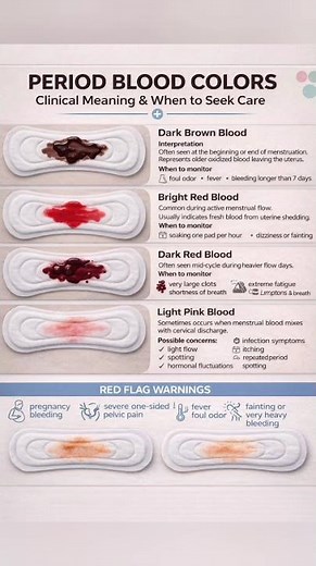 Periods Blood Colour Explained | What Your Menstrual Blood Says About Your Health!