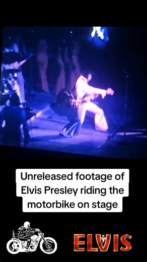 Elvis Presley's Unreleased Motorbike Stage Performance