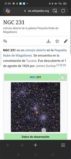 NGC 231.Segun stellarium