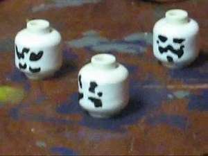 How to Make a Rorschach from The Watchmen Lego minifigure