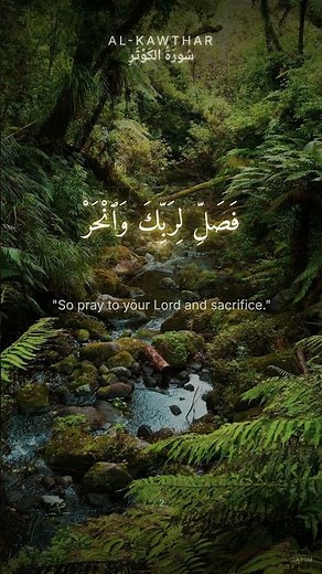 سورة الكوثر كاملة | Surah Al‑Kawthar | تلاوة خاشعة ومؤثرة