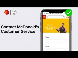 How to Contact McDonald's Customer Service 2024 | Contact - McDonald's