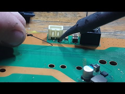 PlayStation 4 Pro Broken 4 Pin 5v Connector Repair - 4 Pin Connector Ripped Off While Cleaning