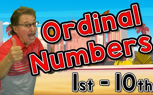 【Jack Hartmann】序数词 1-10 Ordinal Numbers