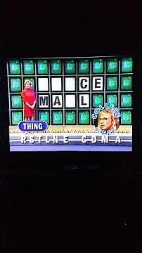 Wheel Of Fortune Bonus Round Win 11/18/1997