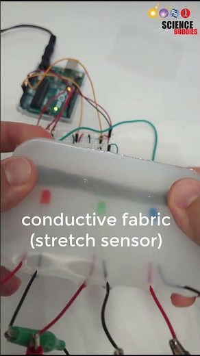 #arduino controlled soft robotic skin with built-in LEDs | science project