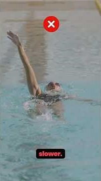 Stop wasting energy while swimming backstroke 😉