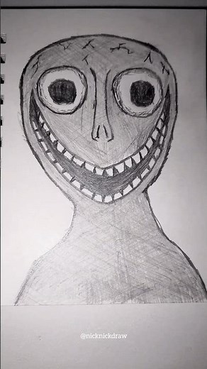 creepy smile #drawing #tutorial #middrawing
