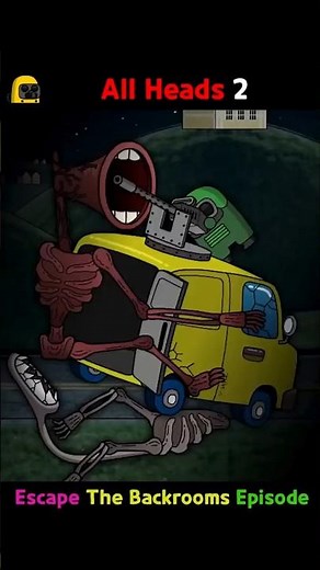 백룸 탈출 Escape The Backroom / All Heads 2 #entity #animation #백룸