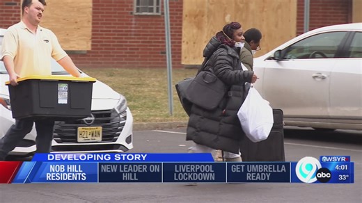 Nob Hill residents allowed inside apartments to gather belongings