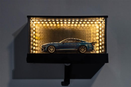 Infinity Mirror Car Key Holder With LED Light, Automotive Wall Art, Modern Garage Decor, Unique Gift for Car Lovers - Etsy