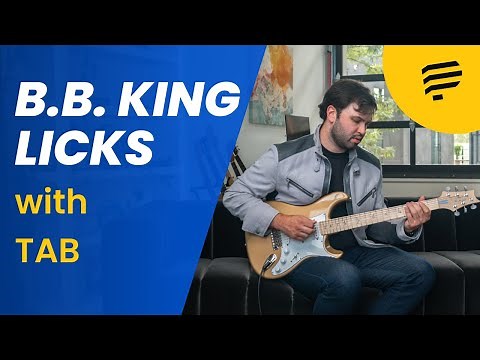 10 B.B. King Licks with TAB (B.B. King Guitar Lesson)