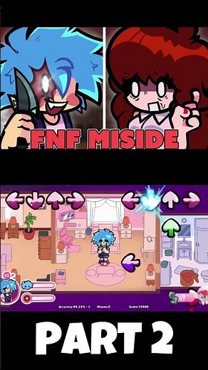 BiSide: FNF MiSide (PART 2) [My Side] (Miside X FNF) #shorts