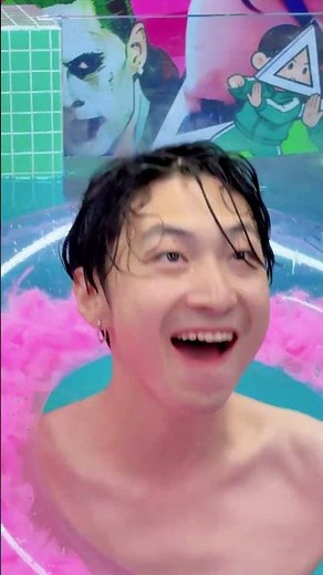 Harley Quinn was pushed into the water, and the Joker jumped in to save her