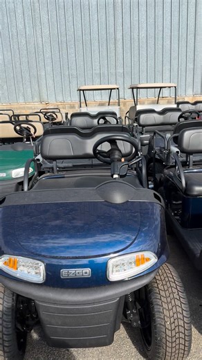 40 more Factory Certified Ezgo RXV on the lot. | Fat Boy's Golf Carts - Athens, GA Location