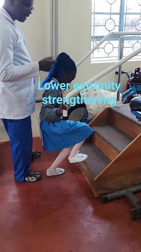 52K views · 965 reactions | Stairs are very important in lower extremity strengthening and they do facilitate also judgement making, during spontaneous movement. This way a child is able to learn the how high or far to extend the leg inorder to maintain a steady movement. Exposing your child to such exercises is therapeutic. | Don Orione Centre Kaburugi | Facebook