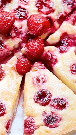 Raspberry Custard Tart ⭐ #Raspberry #CustardTart