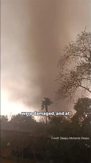 STRONG Tornado near Karanjia, Odisha, India - Mar. 15, 2026