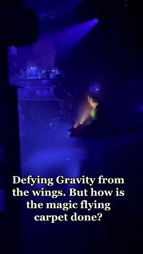 Defying Gravity from the Wings: How is the Magic Flying Carpet Done?