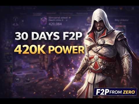 30 Days F2P – 420K Power Account Review | F2P FROM ZERO