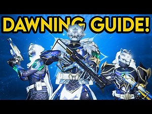 Destiny 2 - EASY DAWNING GUIDE! New Mode, Best Tips, Wolf Armor and All Rewards