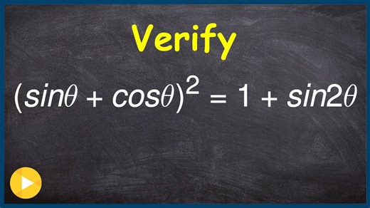 How to verify an identity using double angle formulas