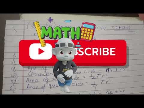 Maths Formula list - Areas related to circles. #youtube #ytstudio #shortvideoviral #important #study