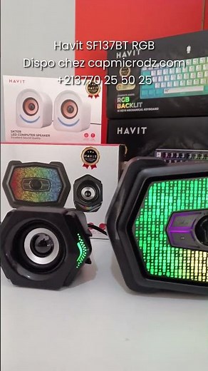 Haut-parleur Havit SF137BT RGB Bluetooth