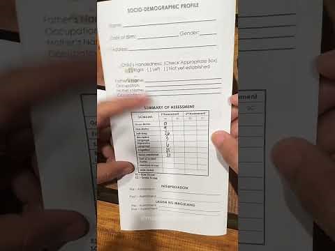 How to Compute the Standard Score in ECD checklist Manually? / Kindergarten ECD Checklist