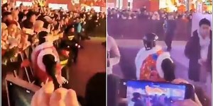 Humanoid robot attacks crowd at festival in China, security forces drag it back