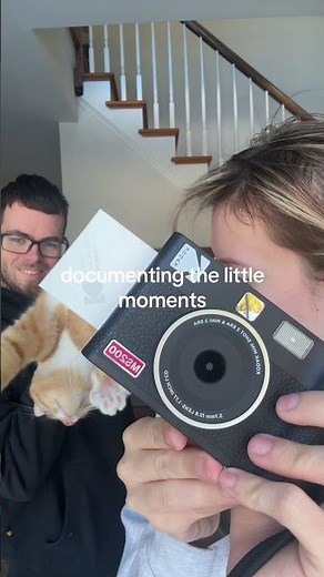 Kodak Cat Chronicles: Adorable Moments with Our Furry Photo Printer! #memories #photography