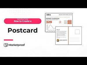 Marketproof's Marketing Center - How to Create a Postcard