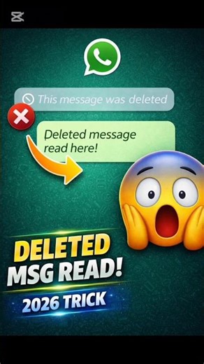 READ DELETED WHATSAPP MESSAGES! (2026 Easy Trick) 😱