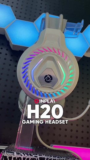 Level up your gaming experience with the INPLAY H20 Luminous Hi-fi RGB Gaming Headset! 🎧✨ Unleash immersive sound, vibrant RGB lighting, and unbeatable comfort. Ready to dominate the game? #GamingGear #INPLAYH20 #RGBHeadset #GamerLife #gameon