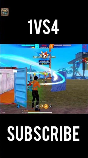 Unstoppable 1VS4 Clutch | Free Fire Highlights 🔥