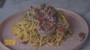 Chef Jamie Oliver's Shrimp Linguine