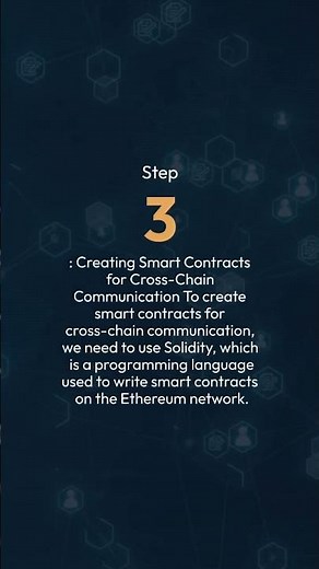 How to implement cross-chain communication using Solidity smart contracts.