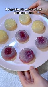 3-ingredient mooncake ASMR. Easiest mooncake recipe ever~ #foodasmr #vegan #veganrecipe #asianfood #mooncake #desser | Miss Shi