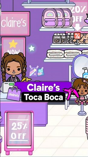I BUILT A CLAIRE'S in Toca Life World! ⭐ (Toca Boca) #tocaboca