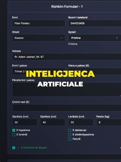 A jeni tu lodhë tu i shkruar porositë e klientëve manualisht? 😩 Prit pak... zgjidhjen e ki: Smart Extract, me Inteligjencë Artificiale po ndryshon lojën për bizneset online! 🤯 Thjesht bëj një screenshot të mesazhit dhe lëre AI të bëjë magjinë duke i ndarë të gjitha të dhënat vetë. 🪄✨ ​👉 Provo Smart Extract FALAS tani! (Linku në bio) ​ #biznes #shitjeonline #smartextract #kosova #shqiperia
