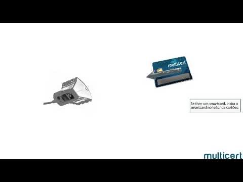 Instalação de software de Leitor de Cartões Multicert