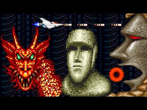 Gradius 2 (PC Engine) All Bosses (No Damage)